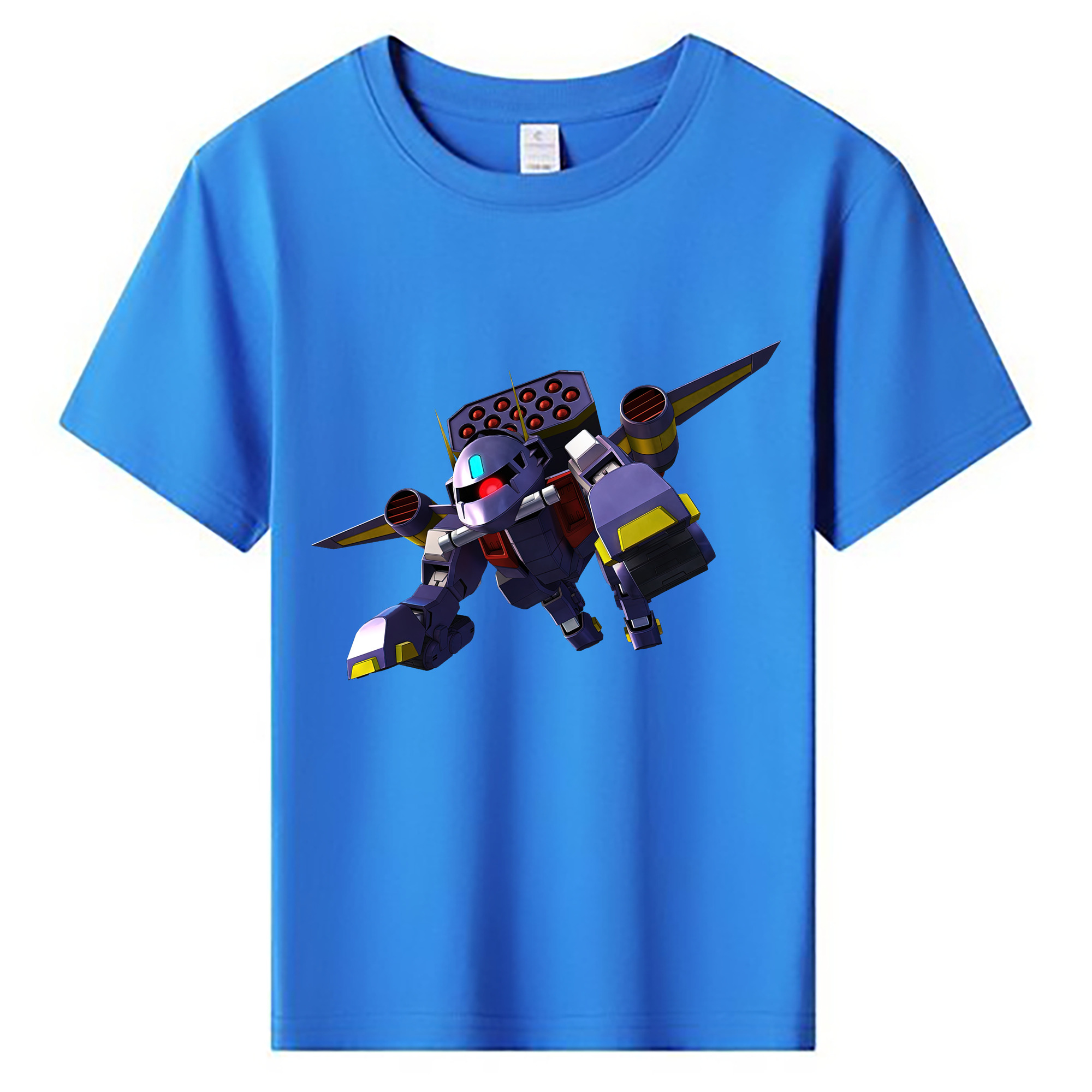 （画像用） 機動戦士ガンダム Mobile Suit Gundam 綿100％キッズTシャツ（フロントプリント）